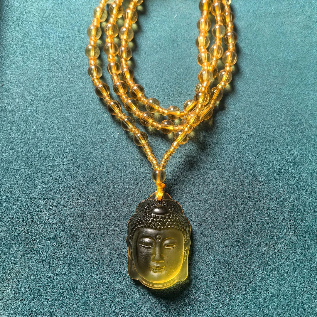 【闪购商品】2琉璃佛挂坠