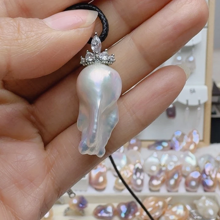 未镶嵌颈饰淡水珍珠