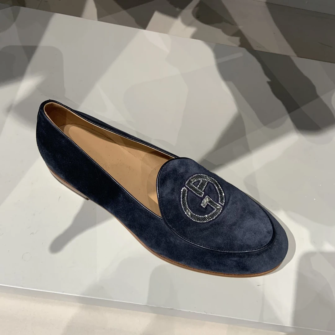 全新未使用 GIORGIO ARMANI/阿玛尼 男鞋休闲鞋GA乐福鞋