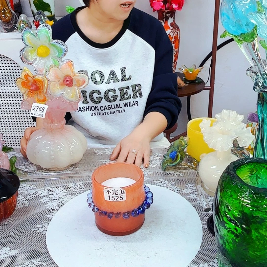 琉璃花瓶花器艺术品