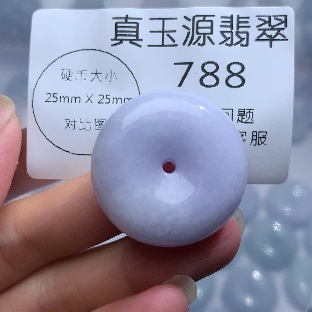 翡翠未镶嵌颈饰788。
