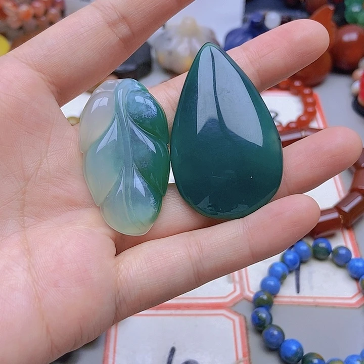 【闪购商品】未镶嵌玛瑙/玉髓珠宝半成品约*