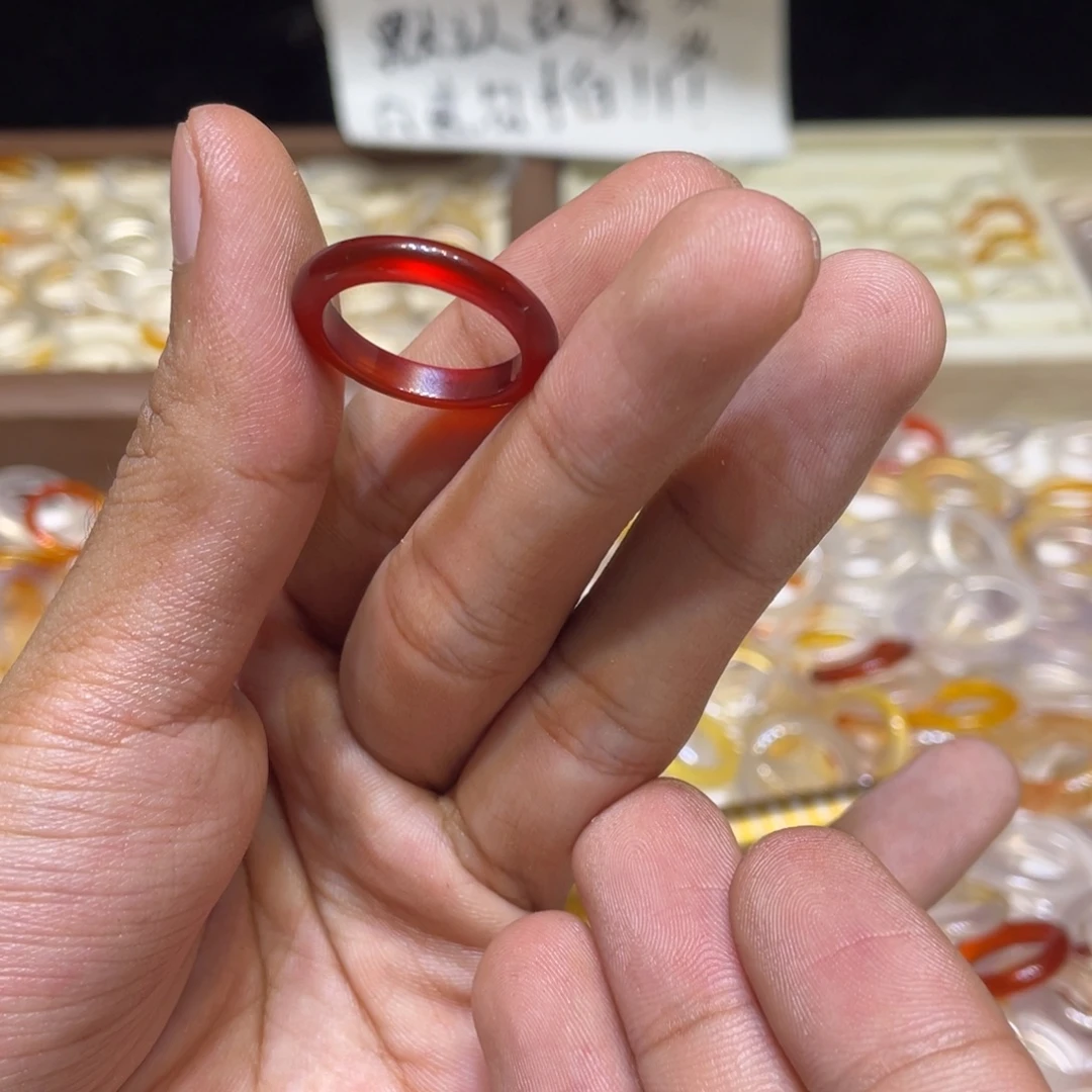 玛瑙/玉髓未镶嵌戒指431号港15