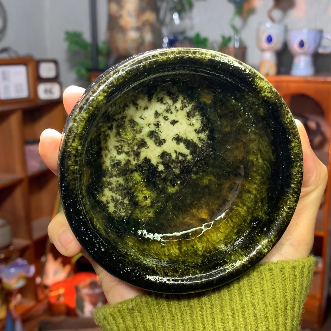 陶｜柴烧｜橘皮蜜蜡志野杯