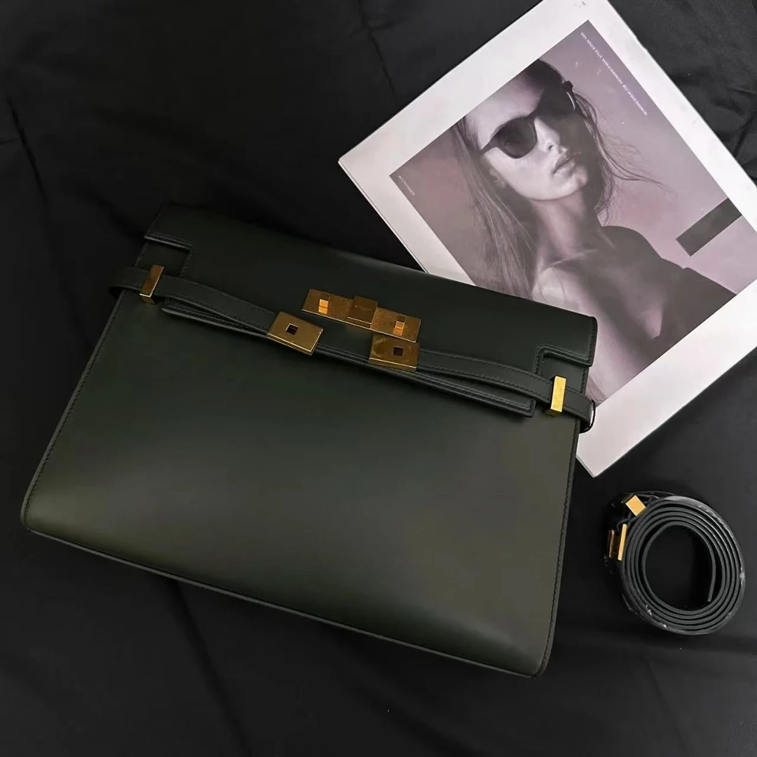99新 YSL/圣罗兰 未撕膜曼哈顿单肩包/WM250116002