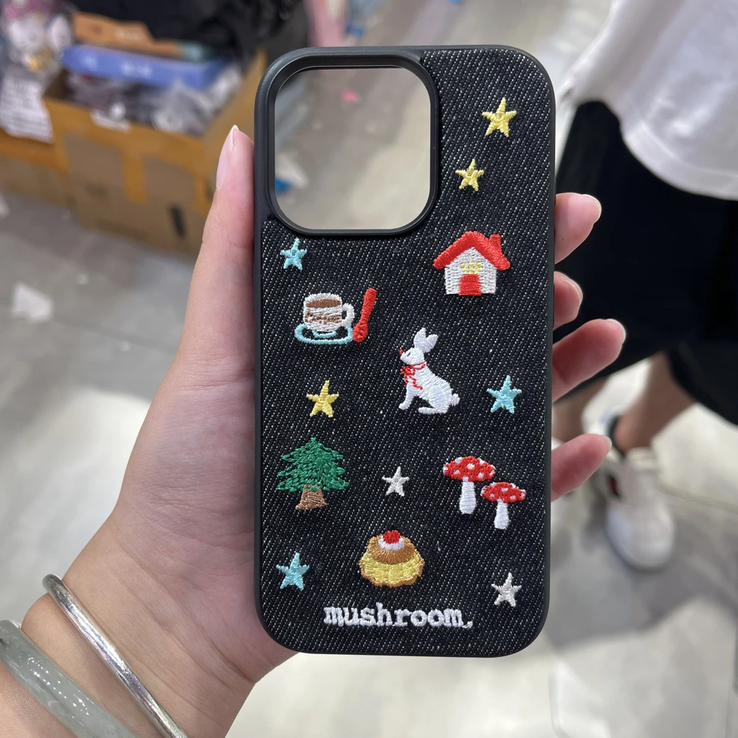 宁宁家手机壳 黑色小兔