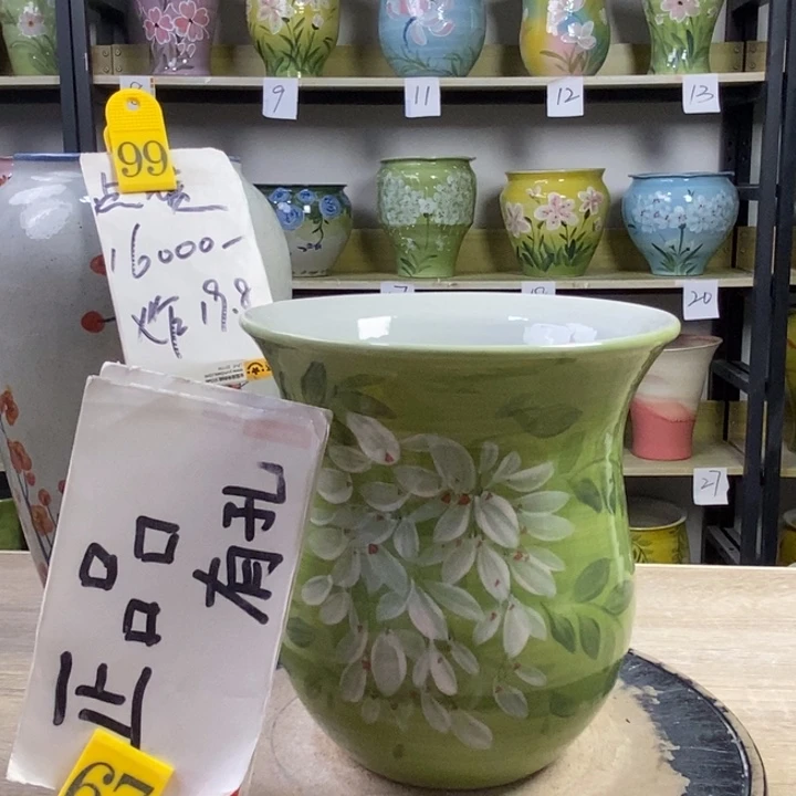 景德镇高温陶瓷花盆