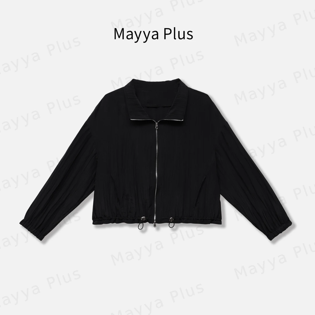 【懒人日记】Mayya Plus麦芽定制慵懒风百搭显瘦松弛外套女32536307