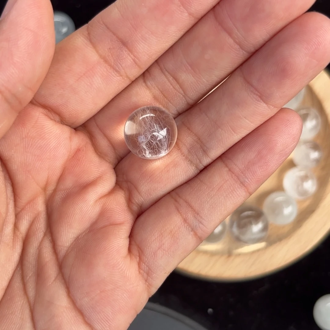 未镶嵌珠宝半成品水晶打孔不退不换