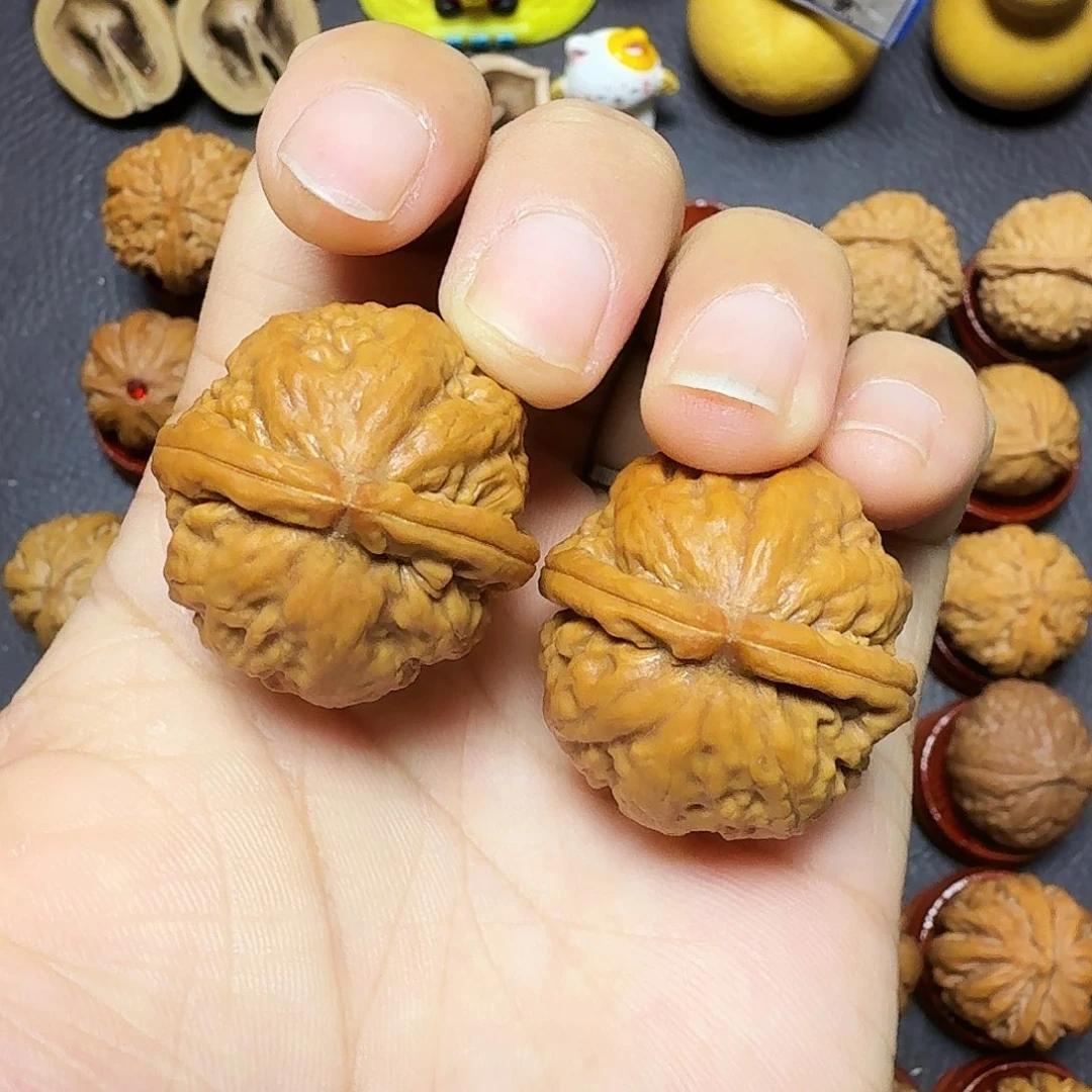 浪***把件文玩核桃30尺全品佛肚