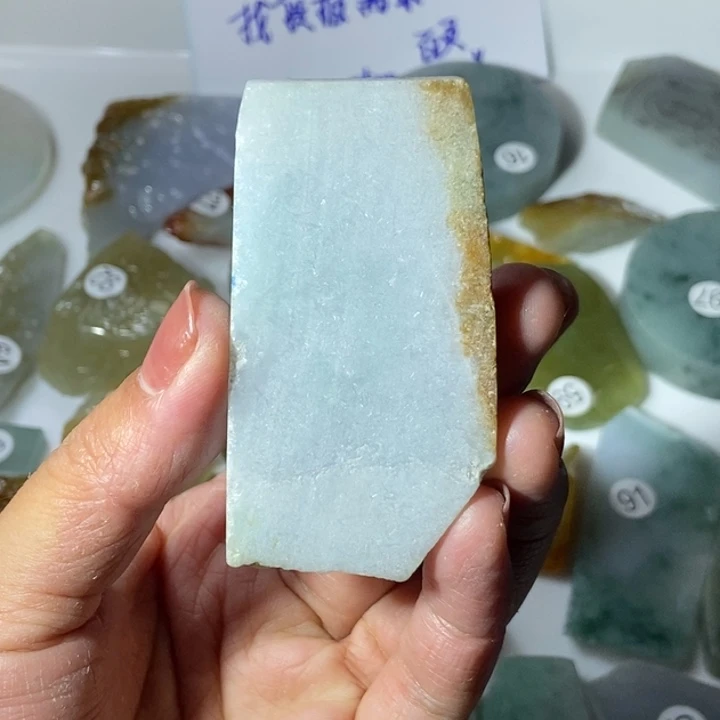 定制翡翠未镶嵌镯心定制