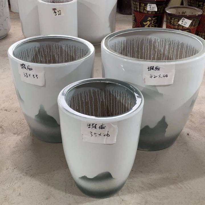 【闪购商品】红陶高温陶瓷花盆默认瑕疵