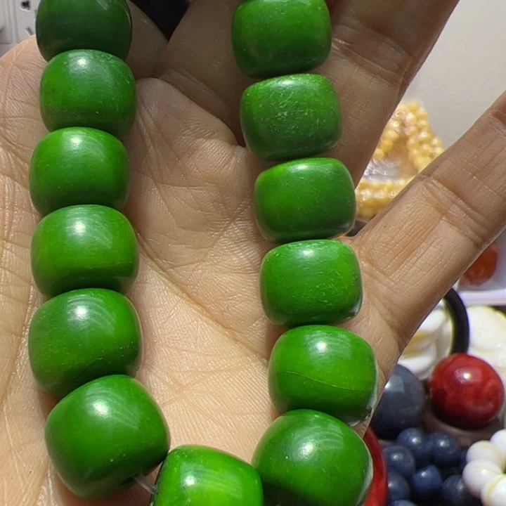 玻璃骨头染色手串