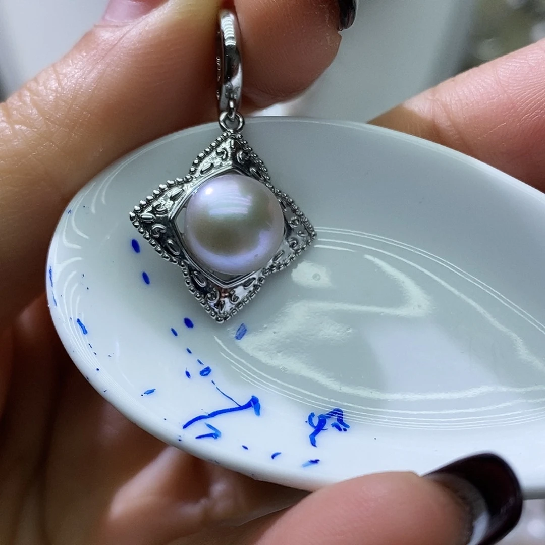 淡水珍珠耳钉未镶嵌