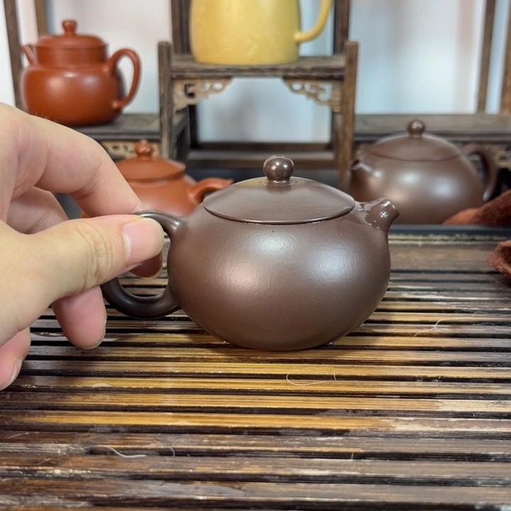 茶壶紫砂原矿紫砂手工制作