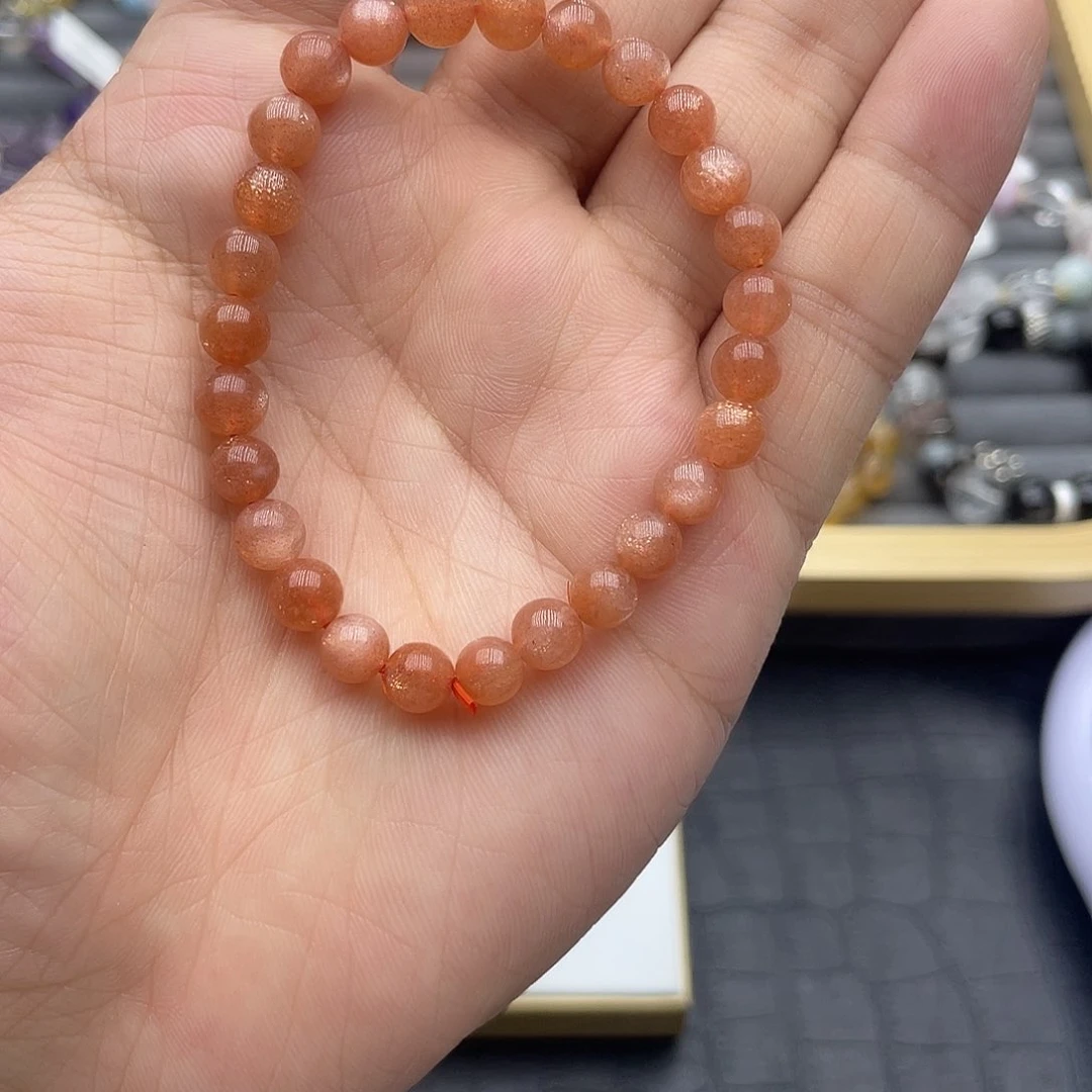 水晶手链未镶嵌金沙太阳石