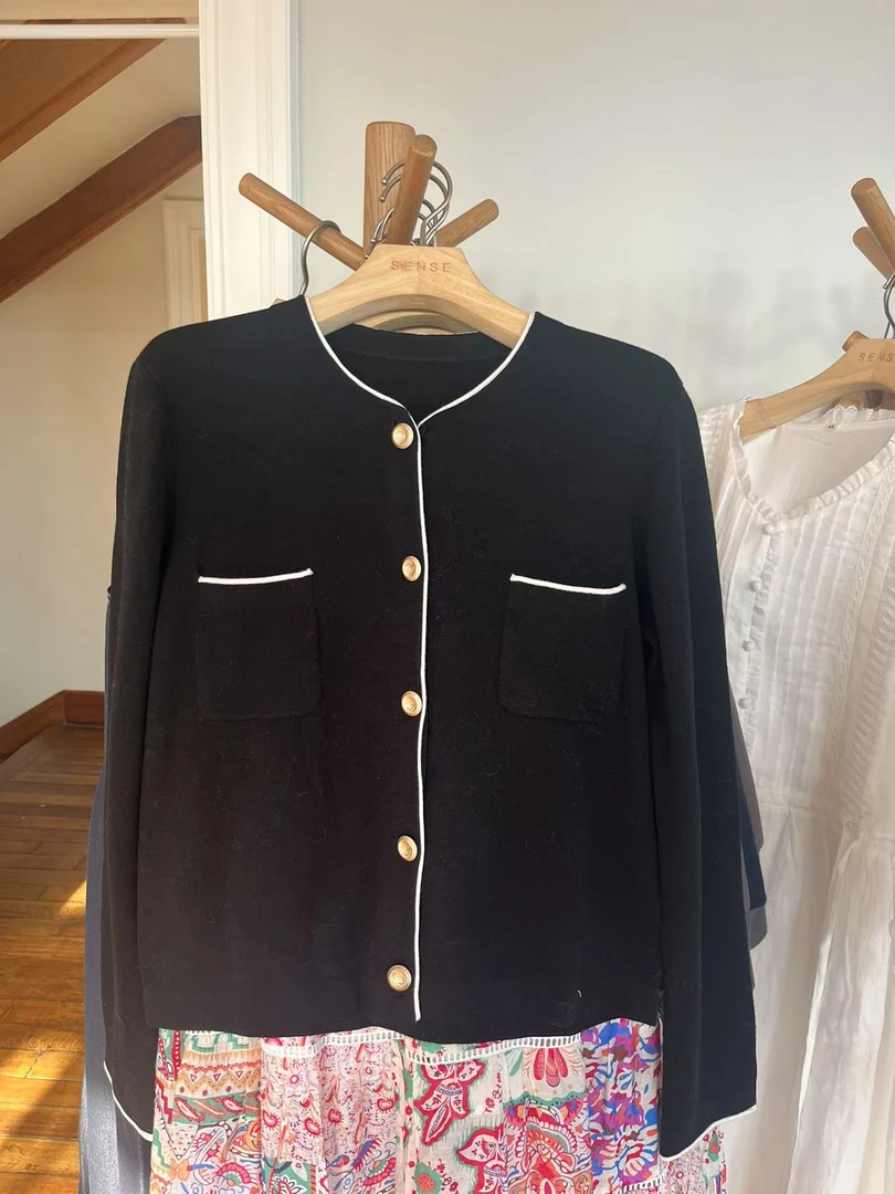 SENSE 25年 精纺美丽诺羊毛小香衫