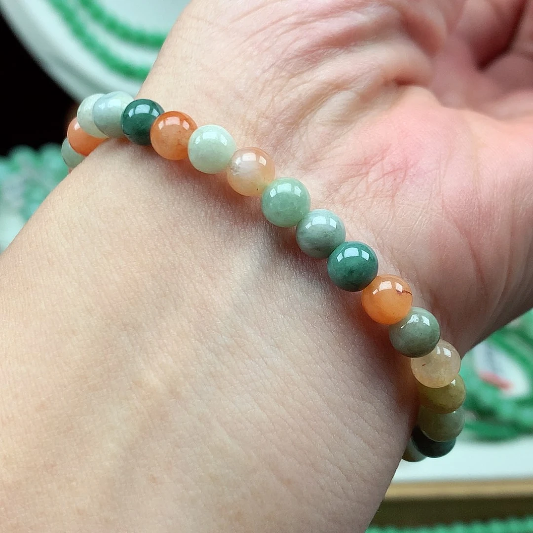 未镶嵌手链翡翠翡翠