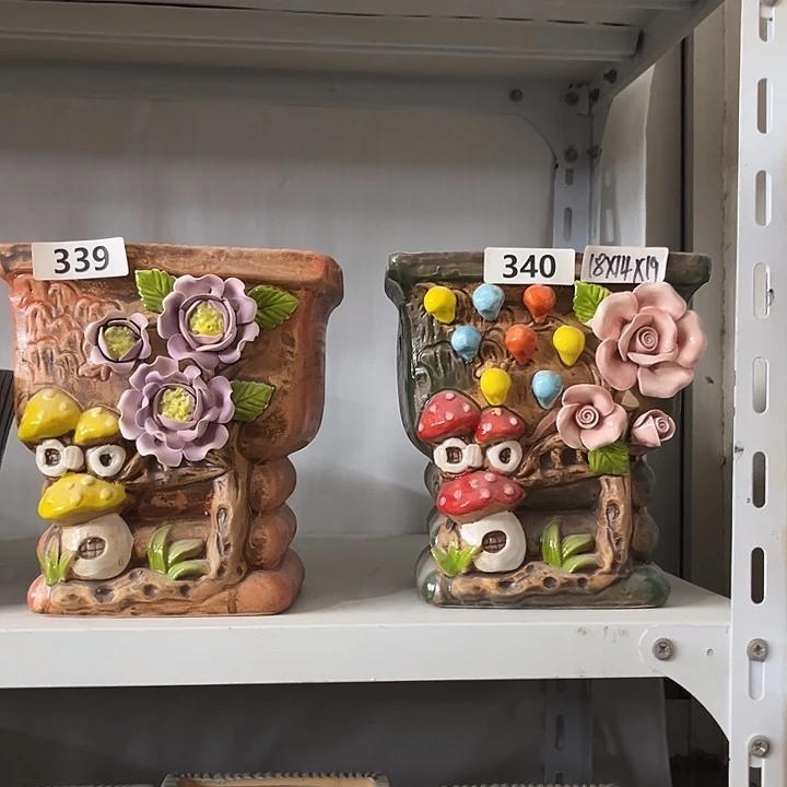 粗陶材质多肉花盆