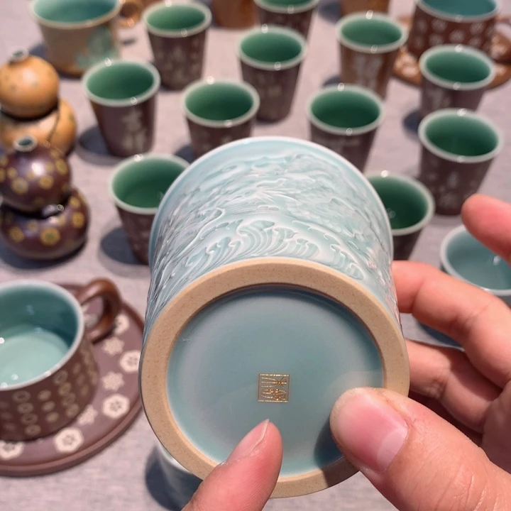 G****9龙泉青瓷茶具杯子