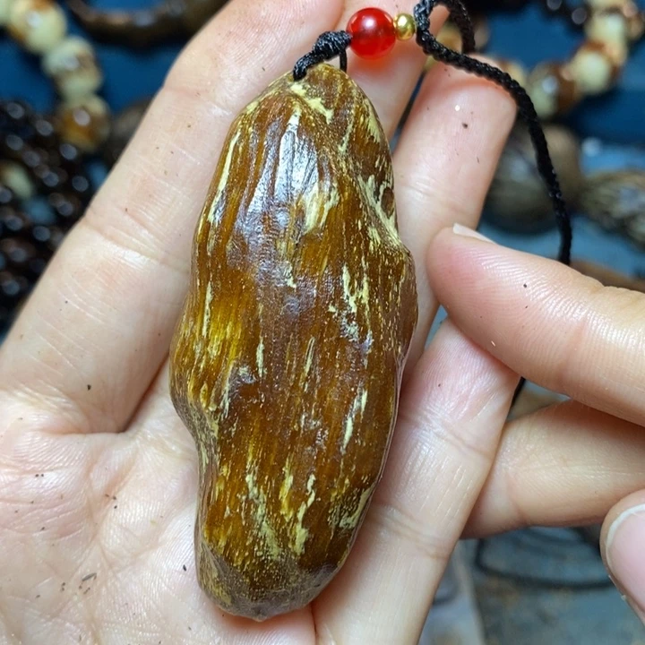 香榧木用****3吊坠项链