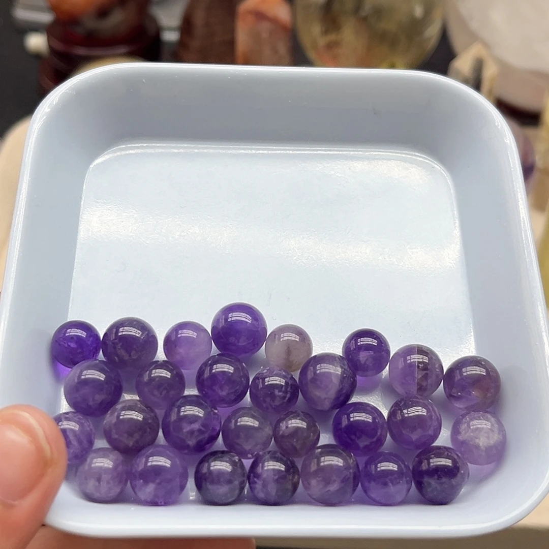 珠宝半成品水晶未镶嵌10 乌拉圭紫水