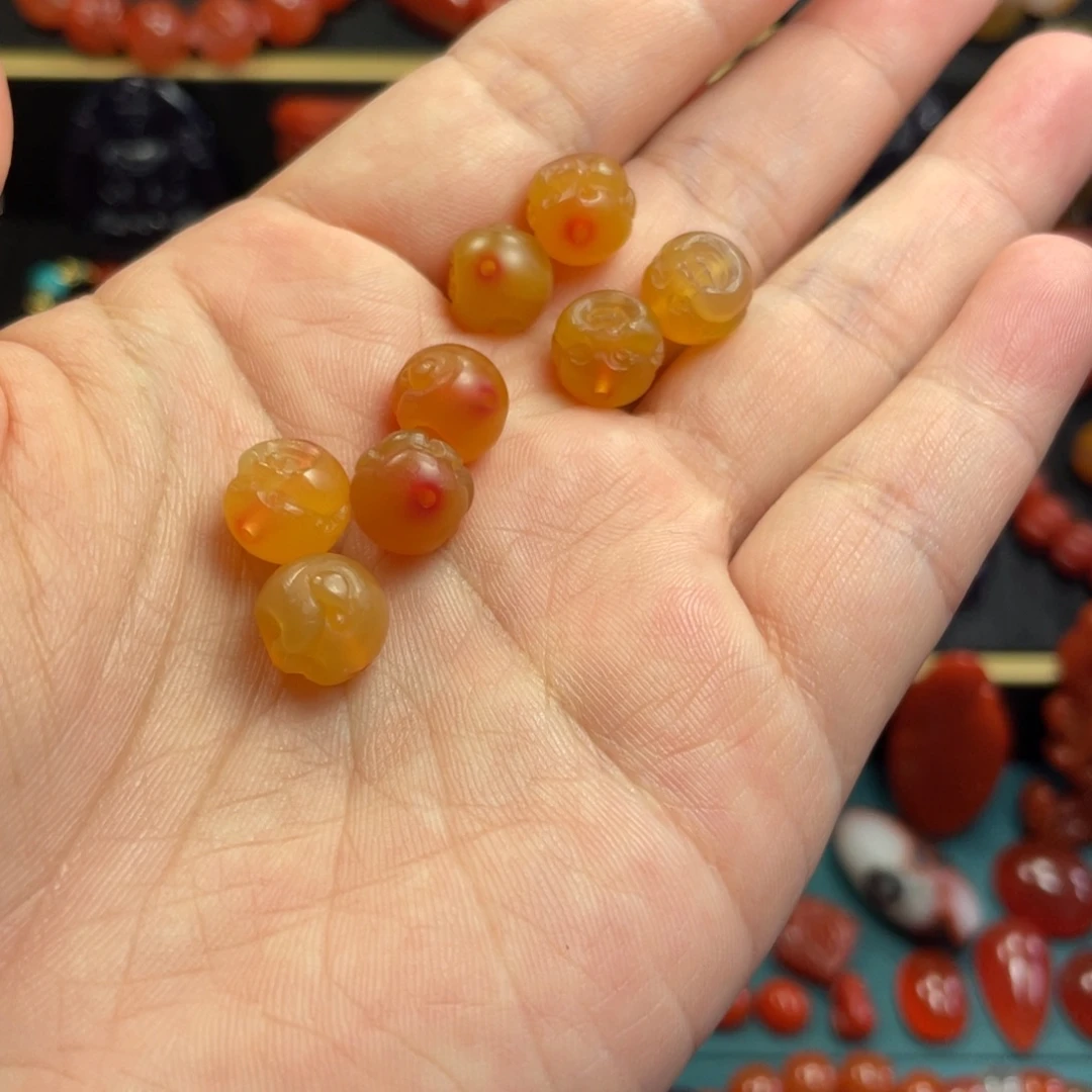 未镶嵌珠子玛瑙/玉髓10mm