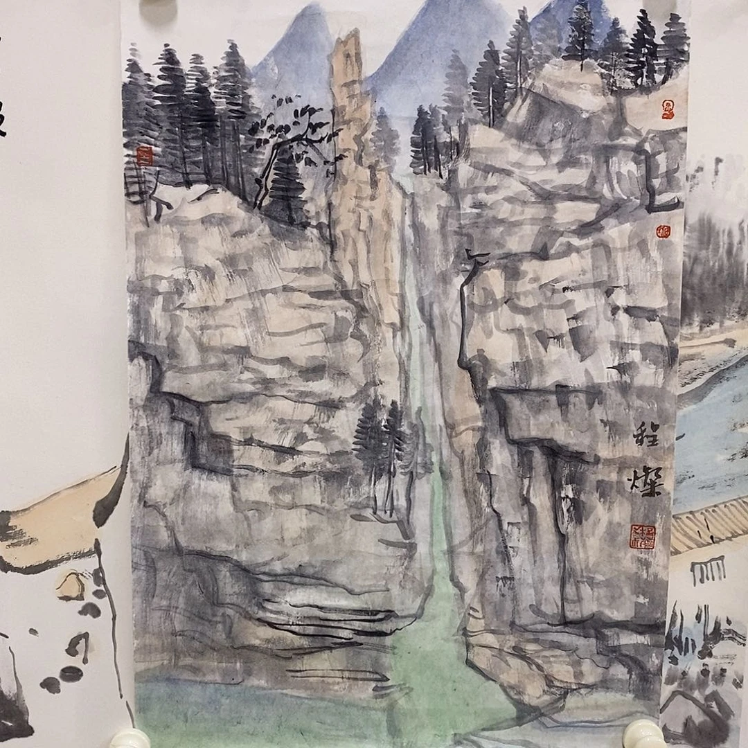 国画某*某书画作品欣赏！书画艺术