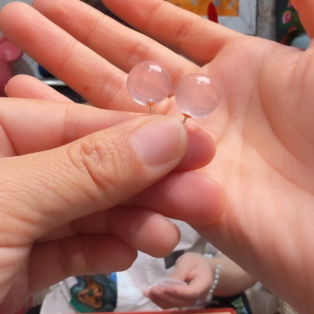 水晶吊坠(不含链)18K金镶嵌