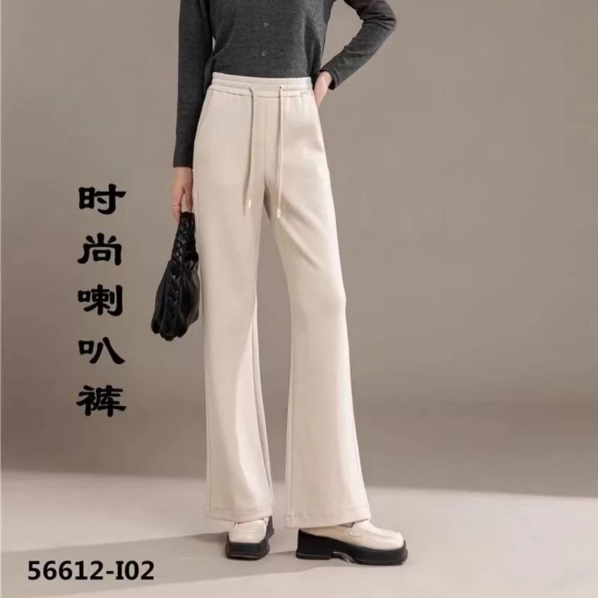 微喇裤显瘦显身材一绝56612女士微喇裤显喇叭裤百搭高腰气质通勤