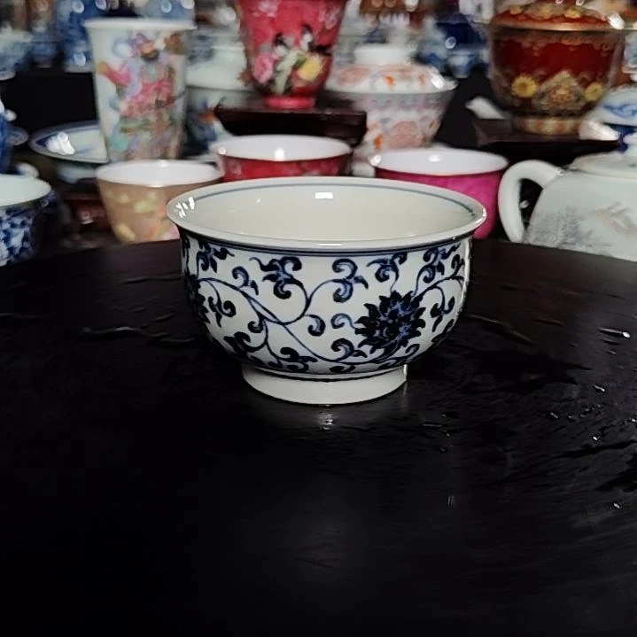 景德镇陶瓷茶具套装摆件