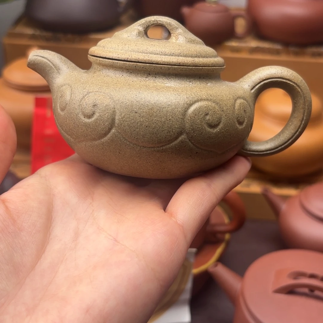 茶壶紫砂降坡泥  微瑕150花泥防古如意