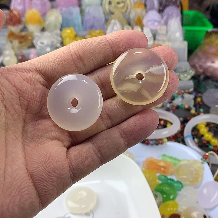 永***】玛瑙/玉髓未镶嵌颈饰