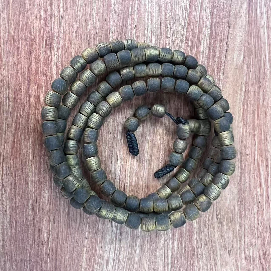 沉香海南莺歌绿棋楠沉香随型桶珠手串沉香【多样性发一】