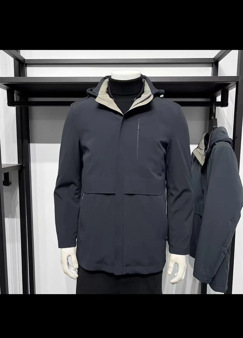 (外贸原单)鹅绒双件套秋冬休闲羽绒服9688