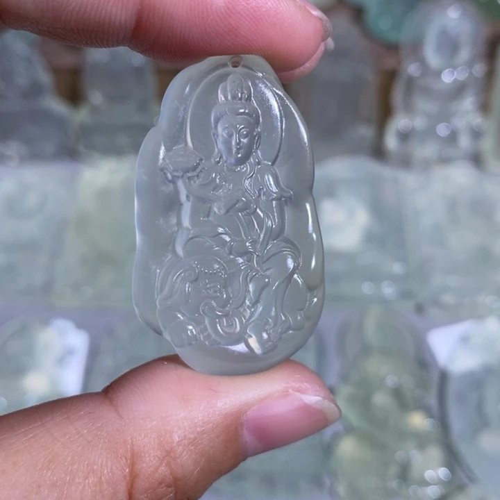 未镶嵌岫玉颈饰吊坠