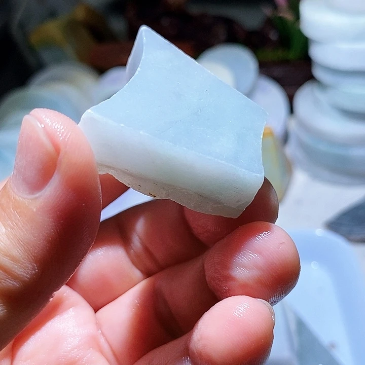 散珠翡翠边角料66