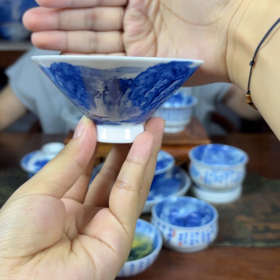 国一王老师手绘山水