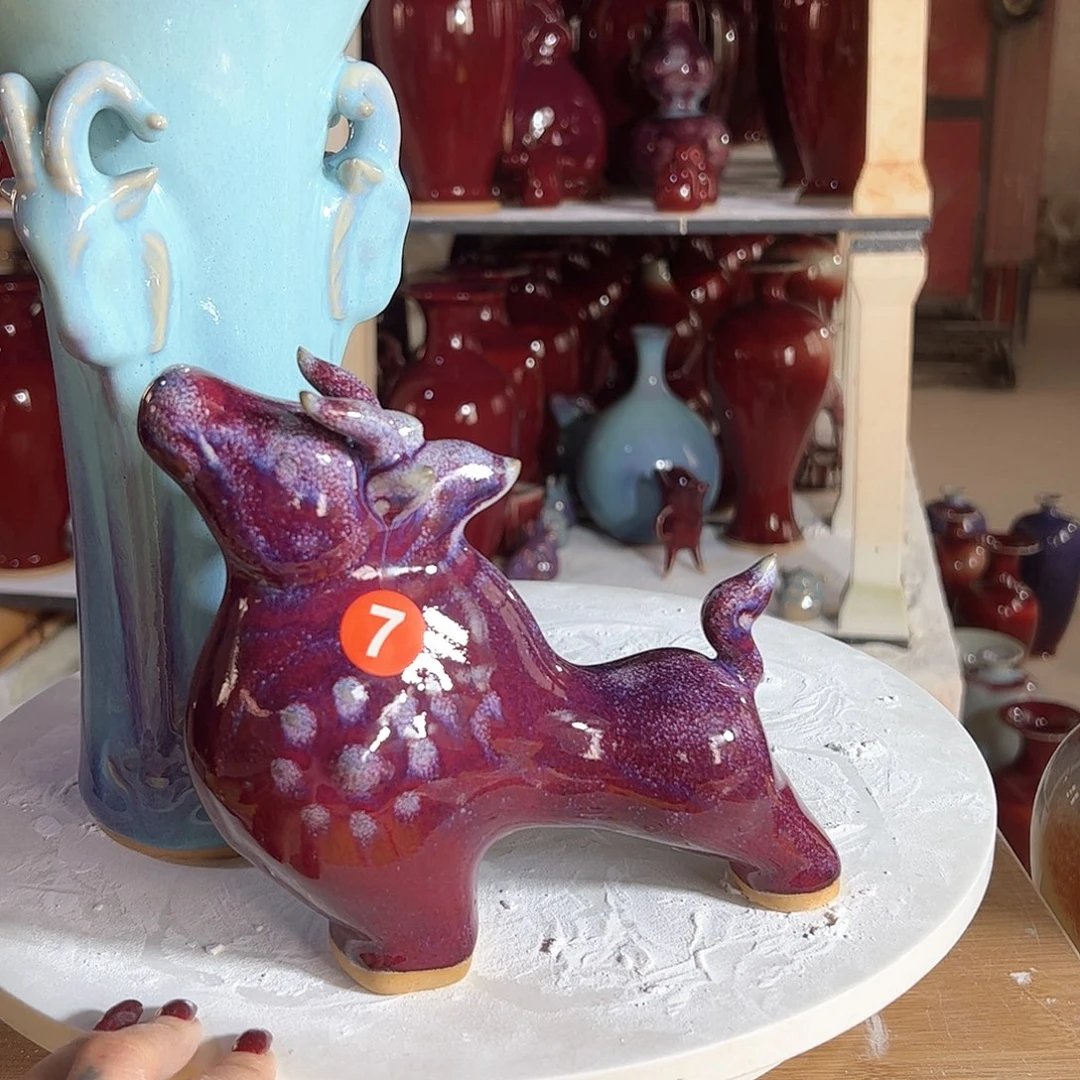 摆件郑家钧窑摆件