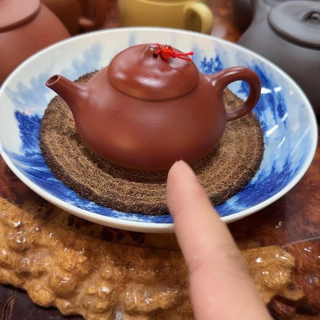 茶壶紫砂汉唐石瓢小煤窑朱泥