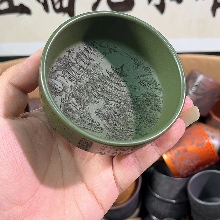 茶杯紫砂全手工紫砂主人杯