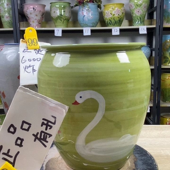 景德镇高温陶瓷花盆