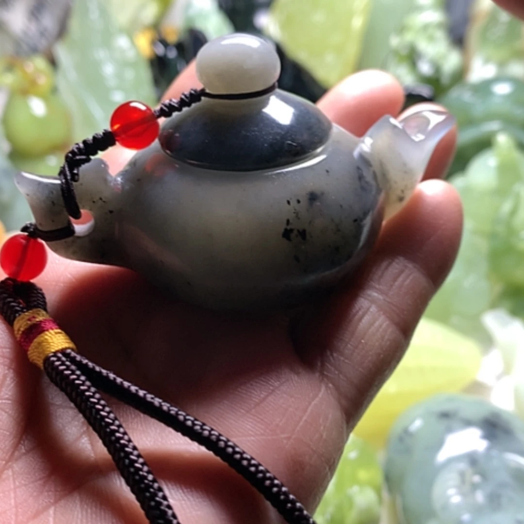 【闪购商品】合金蛇纹石玉颈饰