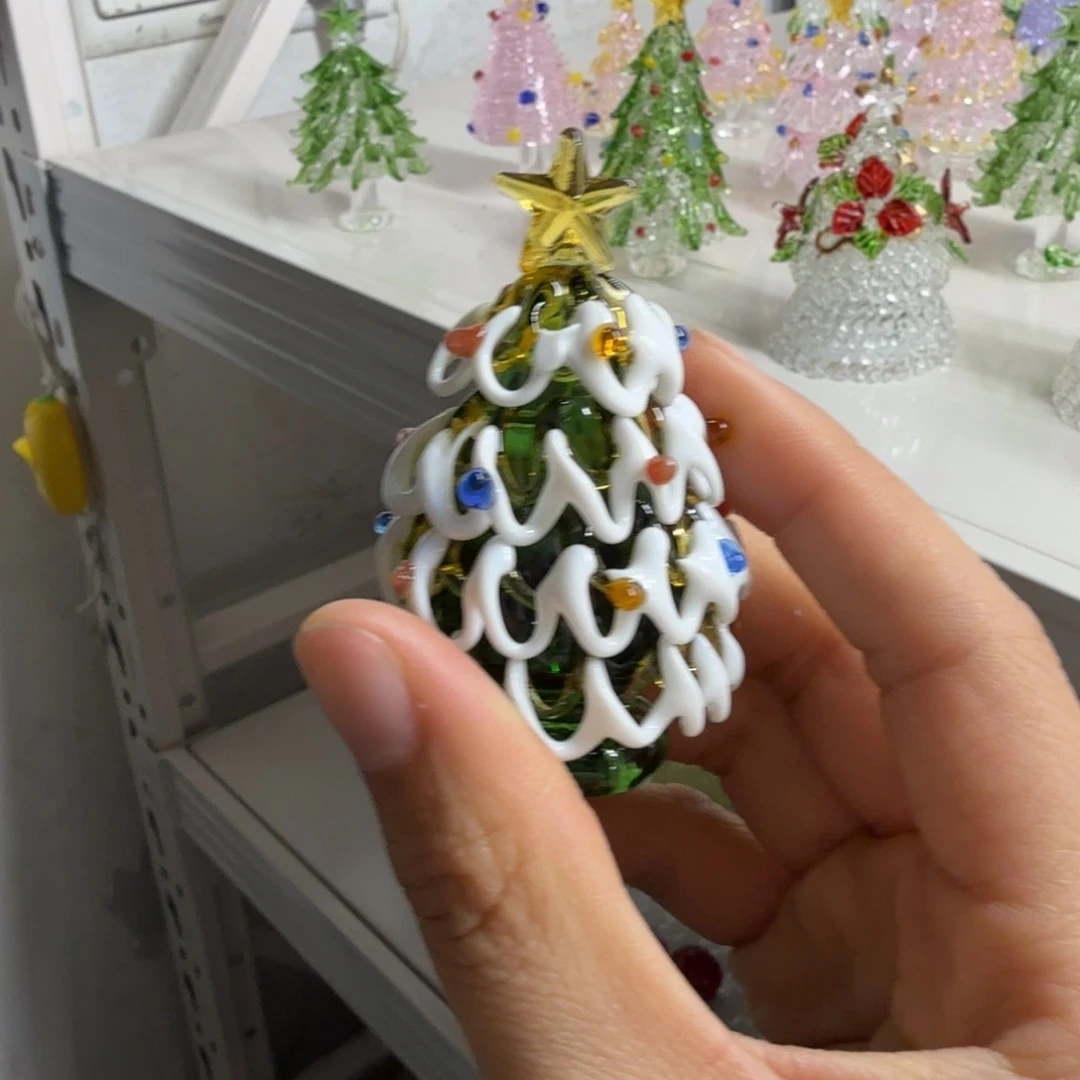 手工艺品琉璃白色实心