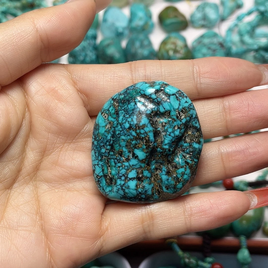 寂***程绿松石未镶嵌手链