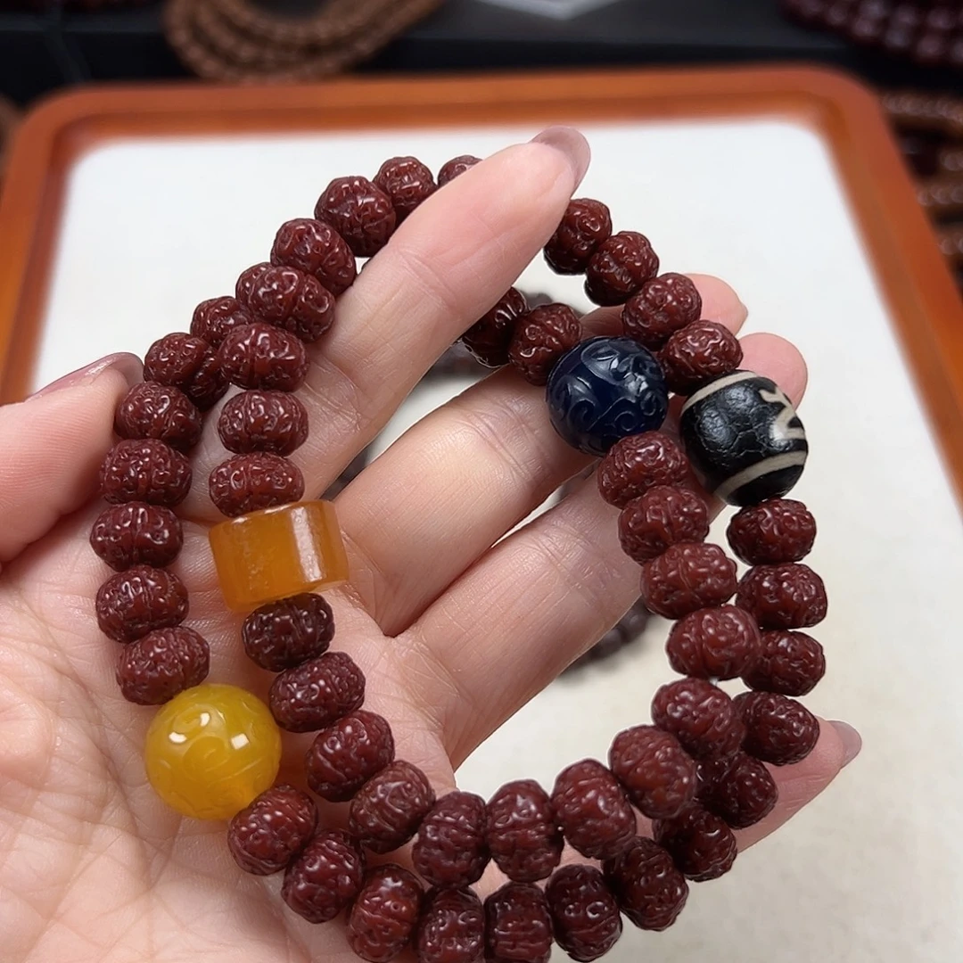 寂****菩提籽类星月菩提子