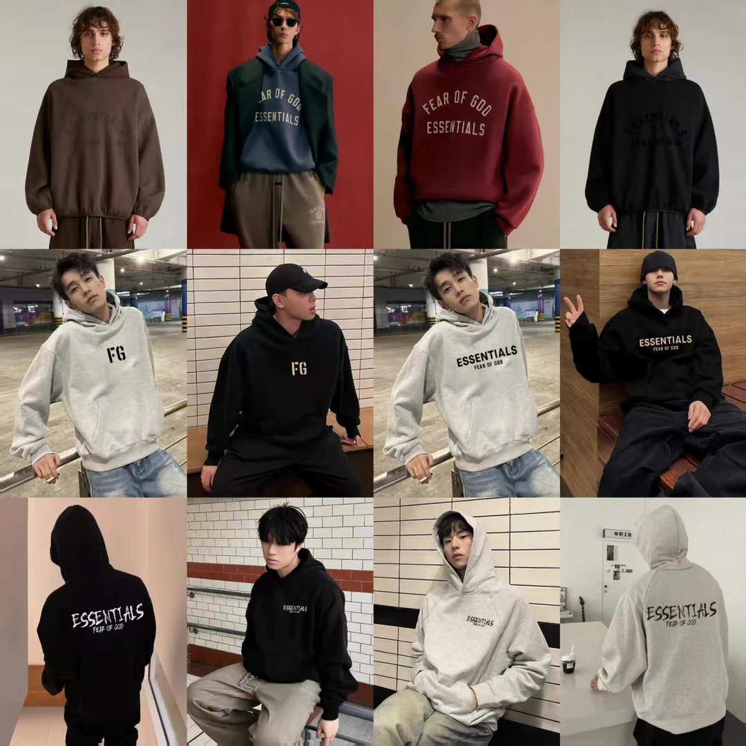 FW秋冬高街潮牌F连帽卫衣男女同款高端空气层面料