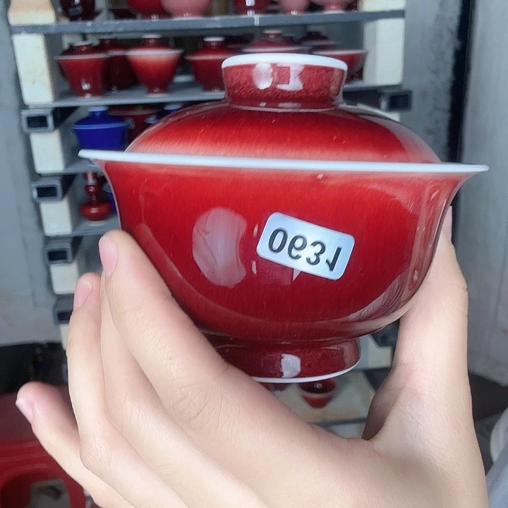 瓷片景德镇郎红陶瓷