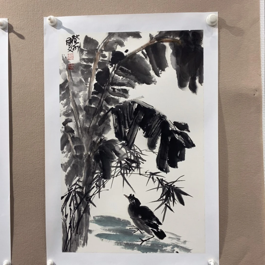【闪购商品】国画清****开墨鱼精品墨鱼精品