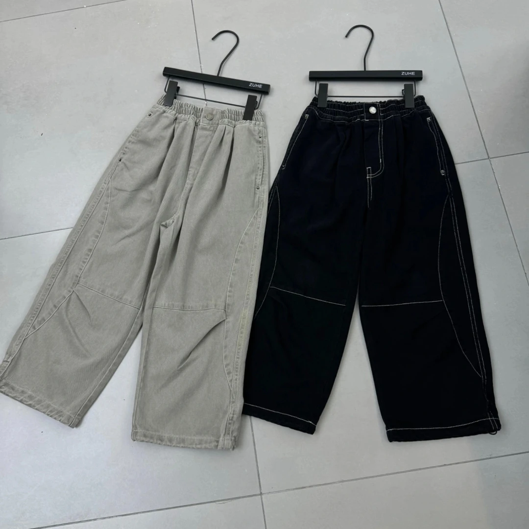 【郭郭童品】磨洗休闲牛仔裤89606